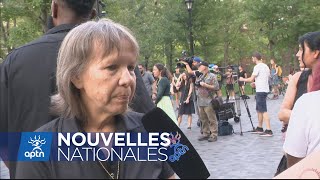 Katsitsakwas Ellen Gabriel évoque les récents décès dautochtones lors dinterventions policières [upl. by Eelsnia]