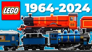 EVERY LEGO TRAIN 19642024 [upl. by Aidyn]