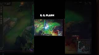 E Q flash yasuo combo [upl. by Hplar]