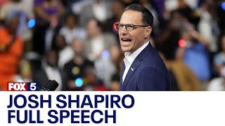 Josh Shapiro full speech at HarrisWalz rally I aint going back [upl. by Chaffinch381]