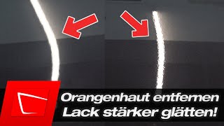 Autolack per Hand schleifen Orangenhaut entfernen und glätten OHNE ROTA  ein kurzer Einblick Teil 1 [upl. by Okihcas]