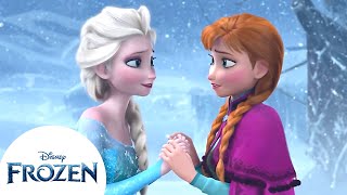 El amor de hermanas Anna y Elsa  Frozen [upl. by Kerwin]