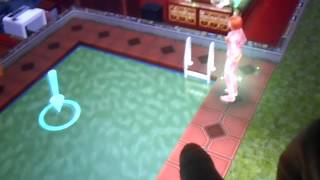 Sims Freeplay Sim Takes a Dip In Dirty Pool [upl. by Nwahsaj336]