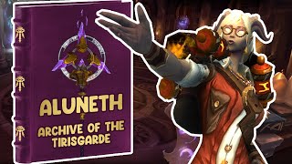 Archive of the Tirisgarde Aluneth  Mage Legion Order Hall  Dalaran History [upl. by Origra]