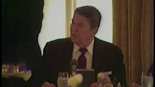 President Reagan’s Remarks during a Sperling Group Breakfast on March 25 1985 [upl. by Calle]