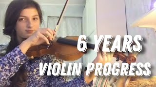 6 years violin learning progress  Adult Beginner Violinist [upl. by Boulanger423]