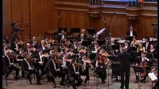 L Maazel in Moscow Brahms Sinf II IV mov OrchSymphonica dItalia Concertmaster Enrico Balboni [upl. by Nrehtac]