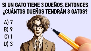 🧠7 DESAFIOS PARA QUE PIENSES  🎯GIMNASIA MENTAL [upl. by Melton28]