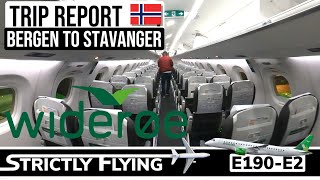 Trip Report  WIDERØE WF534  Bergen to Stavanger  September 2021 [upl. by Paapanen]