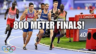 Mens 800 Meter Finals WERE INSANE  2024 Paris Olympics [upl. by Locke]