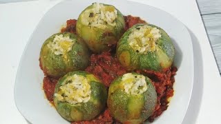 zucchine ripiene senza carne al sugo 😋 un gusto davvero molto buono2 [upl. by Ailati]