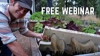 Free Webinar  Closed Loop Aquaponics Combining the Sciences of Permaculture amp Aquaponics [upl. by Zilla]