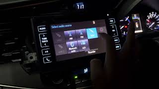 Apple carplay on prefacelift Innova Crysta  link in description [upl. by Acilejna664]