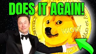 Dogecoin News Today ELON MUSK Does it Again Dogecoin Pumping [upl. by Reitman]