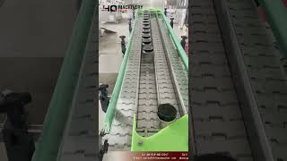 multidrive belt conveyor system for bottles jarsYQ automatic conveyors machine [upl. by Namijneb]