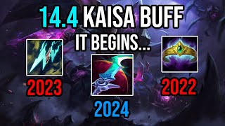 Whats new on Kaisa in 14 4 from a KAISA OTP  Is this the Start of the Eclipse Meta [upl. by Odell819]