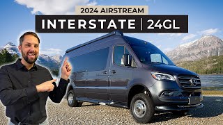 BEST CAMPERVAN  2024 Airstream Interstate 24GL E1 Lounge FULL Tour [upl. by Adnerad]