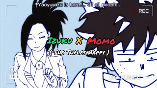 The turles happy   Izuku x Momo  amv  izumomo myheroacademy [upl. by Sokram]