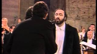 quotO Sole Mioquot Pavarotti Carreras Domingo  Rome 1990  DVD quality [upl. by Kabob]