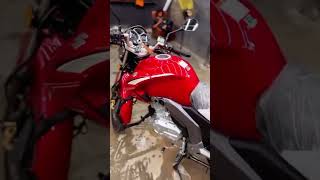 SUZUKI GSX 125 X2 PPF APPLICATION🏍️✨Detailing Satisfying ceramic shorts video Subscribe [upl. by Panther323]