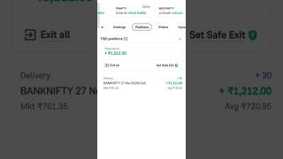 My first trading on Bank nifty option profit banknify [upl. by Ethbinium]