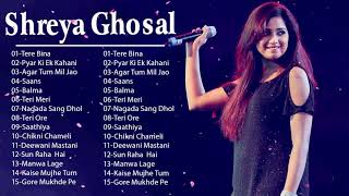 Best 15 Songs Shreya Ghoshal Hindi Hits Collection 2021 [upl. by Vokay]