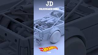 Volkswagen Caddy Drift truck Hotwheels Custom [upl. by Dowd]