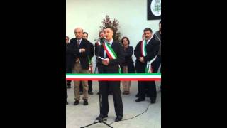 Medolla  inaugurazione nuovo Comune  il discorso del sindaco [upl. by Atirat]