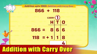 G2  Module 2  Exercise 2  Addition with Carry over  Appu Series  Grade 2 Math Learning [upl. by Graves]