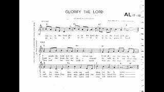 Glorify the Lord  Alleluia Gospel Acclamation  AL17  With Joyful Lips Hymns [upl. by Neelahs]