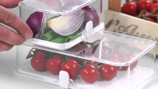 Healthy containers for the refrigerator PURITY 14x11 and 22x14 cm [upl. by Irianat]