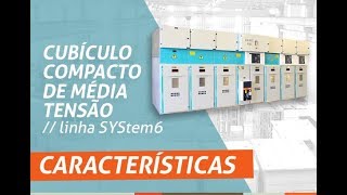 Cubículo Compacto de Média Tensão  Uso abrigado  Linha SYStem6 [upl. by Dona989]