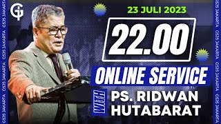 Online Service GSJS Jakarta w Ps Ridwan Hutabarat 2200 [upl. by Auqenehs]