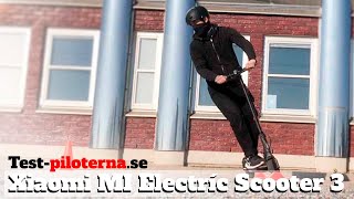 Xiaomi MI electric scooter 3 elsparkcykel  elscooter  TEST  Testpiloternase [upl. by Zirkle]