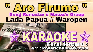 Lagu laraoke Aro Firumo lagu daerah papua waropen [upl. by Roid]