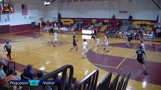 Poquoson JV Boys Basketball vs Warhill [upl. by Einnaoj840]