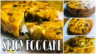 SPICY EGG CAKE RECIPE EGG RECIPE MUHSINA SHAMEER MALAYALAMhow to make egg cake recipe [upl. by Olleina]