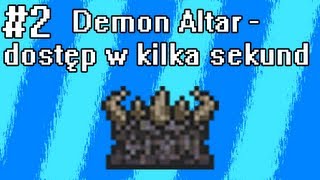 Poradnik Terraria 2  Demon Altar w kilka sekund [upl. by Notwal727]