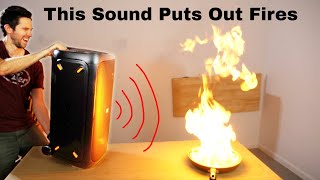 Using Sound as a Fire Extinguisher [upl. by Sue54]