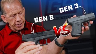 The Difference Between Gen 3 amp Gen 5 Glocks [upl. by Ymas]