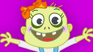 🎃 5 Little Zombies HALLOWEEN SONG for Kids Awesome for Children [upl. by Seugram]