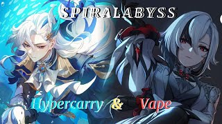 Neuvillette HyperCarry amp Alecchino Vape  Spiral Abyss 47 Floor 12  Genshin Impact [upl. by Frasquito]