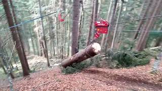 MAXWALD Durchforstungsseilbahn  Bergwaldoffensive im Allgäu  Bayern 13 [upl. by Orlosky]