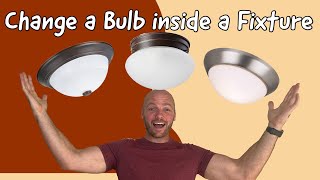 Change a light bulb inside a light fixture [upl. by Clint]