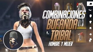 LAS MEJORES COMBINACIONES CON LA BUFANDA TRIBAL  FREE FIRE  CHIFF [upl. by Ajar]