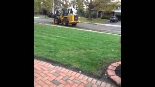 Brush pick up with claw truck Hamilton nj [upl. by Cimah]