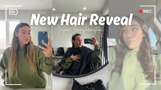 NEW HAIR REVEAL VLOG getting my bf’s reaction… [upl. by Aisats]