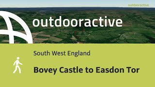 hike in South West England Bovey Castle to Easdon Tor [upl. by Eenor]