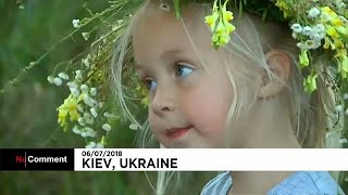 Ivan Kupala Ucrania celebra el solsticio de verano [upl. by Lanam]