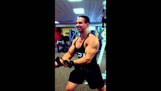 Chest Workout  Underhand Cable Crossover  Two Sets [upl. by Alpert56]